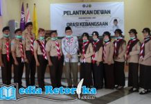 Laksanakan Pelantikan, Pramuka STKIP PGRI Sumenep Kemas Dengan Orasi Kebangsaan