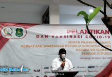 Ini Harapan Bupati Fauzi Saat Pelantikan DPC PWRI Sumenep