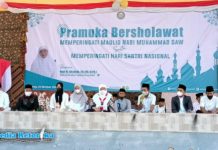 Wabub Sumenep Hadir, di Acara UKM Pramuka Bersholawat