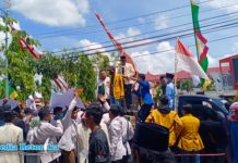 Evaluasi Kinerja Bupati dan Wabub, Aliansi BEM Sumenep Gelar Aksi Demonstrasi