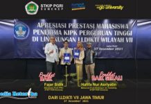 Dua Mahasiswa STKIP Raih Penghargaan dari LLDIKTI Wilayah VII Jatim