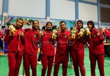 Lima Atlet Bola Voli Putri STKIP PGRI Sumenep, Raih Prestasi Silver Medal
