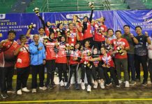 Berhasil Raih Medali Emas Pada Ajang PORSENASMA 2025. Tim Voli Putri Harumkan UPI Sumenep